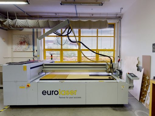 LDF MENDELU – Pavilon dřevařské technologie, laser