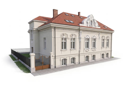 3D model rodinného domu – pasport stavby Kolín