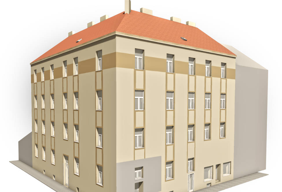 3D model Vlastivědného muzea Slaný – pasport veřejné budovy