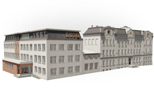 Pasport stavby základní školy Liberec – 3D model budovy